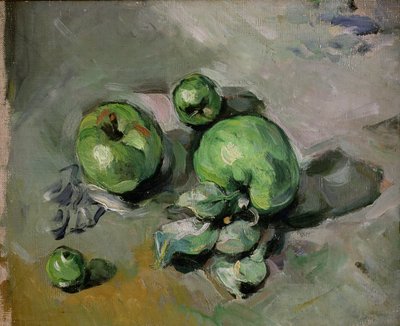 Pommes vertes, c.1872-73 - Paul Cézanne